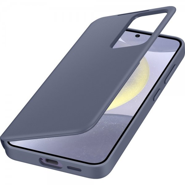 Samsung Original Galaxy S24 Fodral Smart View Wallet Case Violet