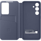 Samsung Original Galaxy S24 Plus Fodral Smart View Wallet Case Violet
