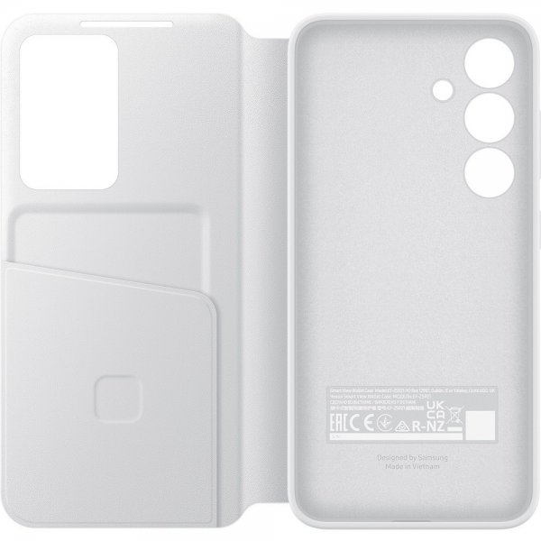 Samsung Original Galaxy S24 Plus Fodral Smart View Wallet Case Vit