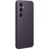 Samsung Galaxy S24 Plus Skal Vegan Leather Case Dark Violet