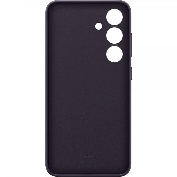 Samsung Galaxy S24 Skal Vegan Leather Case Dark Violet