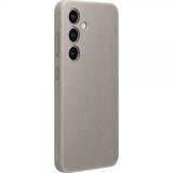 Samsung Original Galaxy S24 Skal Vegan Leather Case Taupe