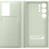 Samsung Original Galaxy S24 Ultra Fodral Smart View Wallet Case Light Green