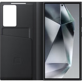 Samsung Original Galaxy S24 Ultra Fodral Smart View Wallet Case Svart