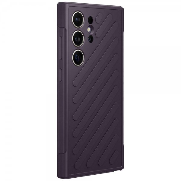Samsung Original Galaxy S24 Ultra Skal Shield Case Dark Violet