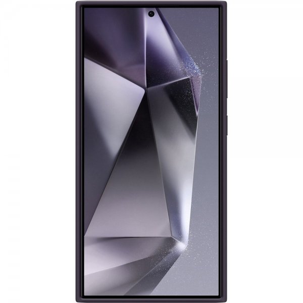 Samsung Original Galaxy S24 Ultra Skal Silicone Case Dark Violet