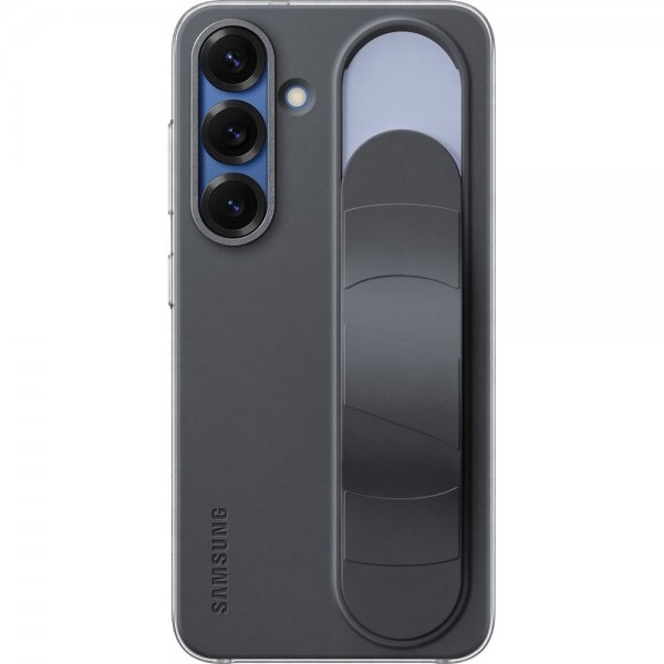 Samsung Original Galaxy S25 Skal Standing Grip Case Svart