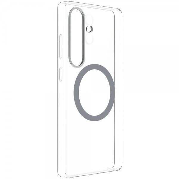 Samsung Original Galaxy S25 Ultra Skal Clear Magnet Case Transparent