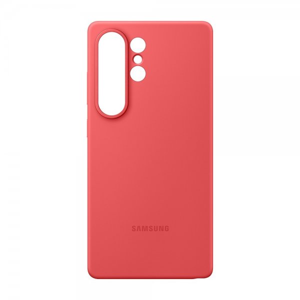 Samsung Original Galaxy S25 Ultra Skal Silicone Case Röd