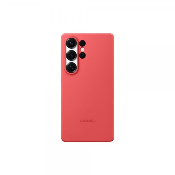 Samsung Original Galaxy S25 Ultra Skal Silicone Case Röd