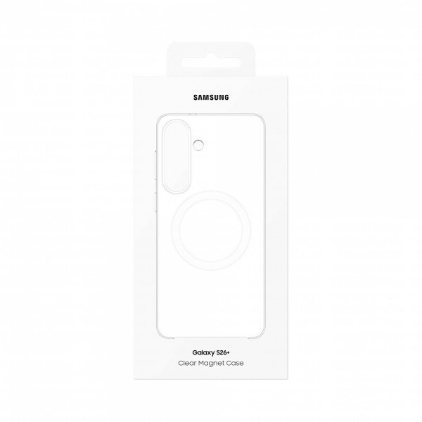 Samsung Original Galaxy S26 Plus Skal Clear Magnet Case Transparent