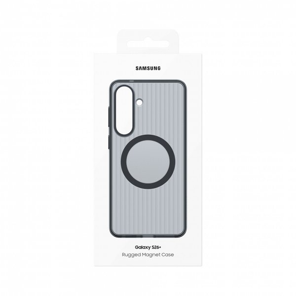 Samsung Original Galaxy S26 Plus Skal Rugged Magnet Case Svart