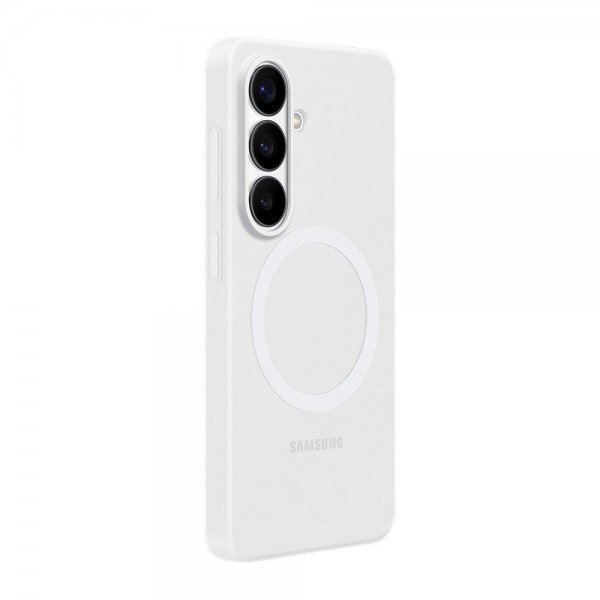 Samsung Original Galaxy S26 Skal Silicone Magnet Case Vit