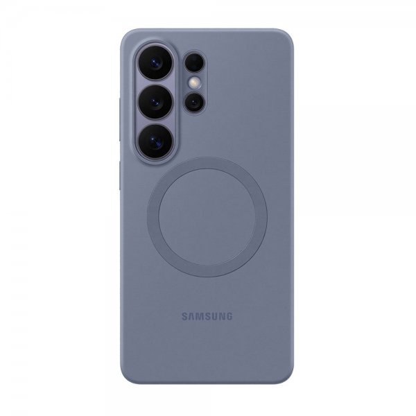 Samsung Original Galaxy S26 Ultra Skal Silicone Magnet Case Blue Violet