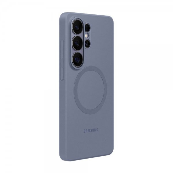 Samsung Original Galaxy S26 Ultra Skal Silicone Magnet Case Blue Violet