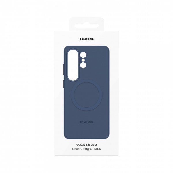 Samsung Original Galaxy S26 Ultra Skal Silicone Magnet Case Blue Violet