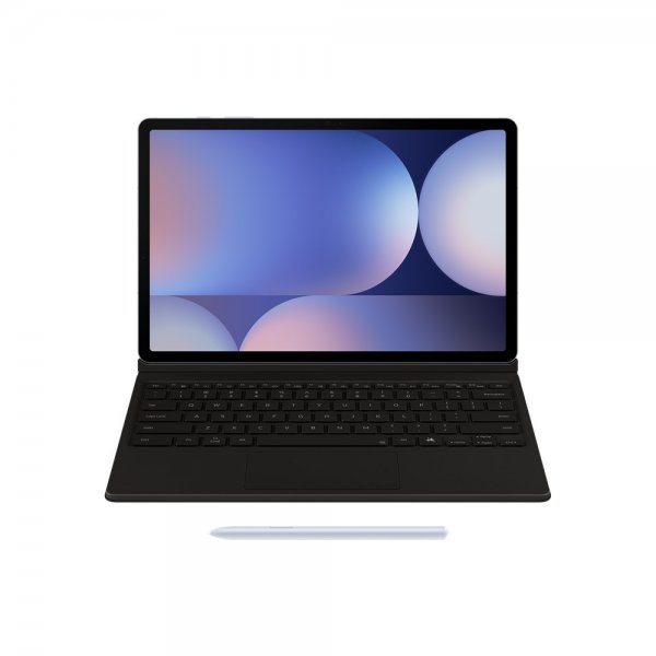 Samsung Original Galaxy Tab S9 Plus/S9 FE Plus/S10 Plus Fodral Book Cover Keyboard Svart