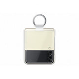 Samsung Original Galaxy Z Flip 3 Skal Clear Cover with Ring Transparent