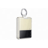 Samsung Original Galaxy Z Flip 3 Skal Clear Cover with Ring Transparent