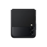 Samsung Original Galaxy Z Flip 3 Skal Leather Cover Svart