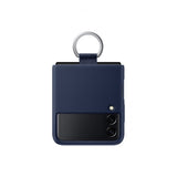 Samsung Original Galaxy Z Flip 3 Skal Silicone Cover with Ring Navy