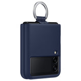 Samsung Original Galaxy Z Flip 3 Skal Silicone Cover with Ring Navy