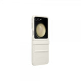 Samsung Original Galaxy Z Flip 5 Skal Flap Eco-Leather Case Cream