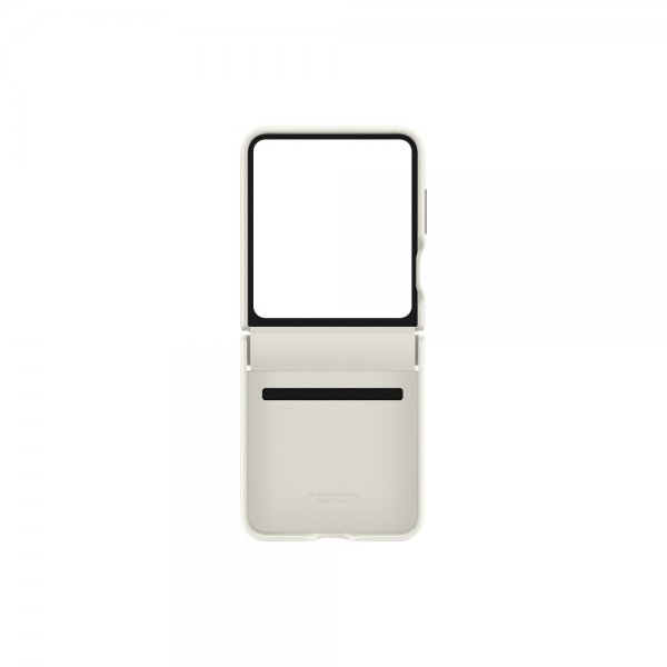 Samsung Original Galaxy Z Flip 5 Skal Flap Eco-Leather Case Cream
