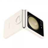 Samsung Original Galaxy Z Flip 5 Skal Silicone Case with Ring Cream