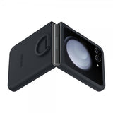 Samsung Original Galaxy Z Flip 5 Skal Silicone Case with Ring Indigo