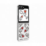 Samsung Original Galaxy Z Flip 6/Galaxy Z Flip 7 FE Skal Flipsuit Case Vit
