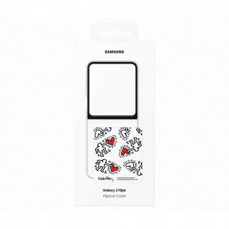 Samsung Original Galaxy Z Flip 6/Galaxy Z Flip 7 FE Skal Flipsuit Case Vit