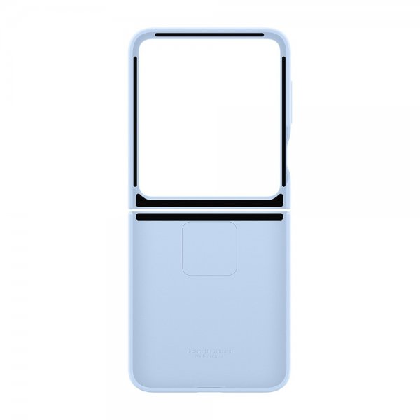 Samsung Original Galaxy Z Flip 6/Flip 7 FE Skal Silicone Case Blå