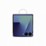 Samsung Original Galaxy Z Flip 7 Skal Ring Case Clear Transparent