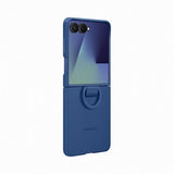 Samsung Original Galaxy Z Flip 7 Skal Ring Case Silicone Blå