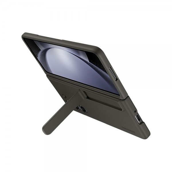 Samsung Original Galaxy Z Fold 5 Skal Standing Case with Strap Graphite