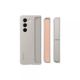 Samsung Original Galaxy Z Fold 5 Skal Standing Case with Strap Sand