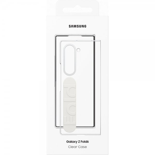 Samsung Original Galaxy Z Fold 6 Skal Clear Case Transparent