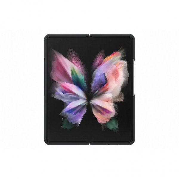 Samsung Original Galaxy Z Fold3 Skal Silicone Cover Svart