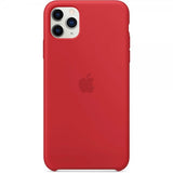 Apple Original iPhone 11 Pro Max Skal Silicone Case Röd