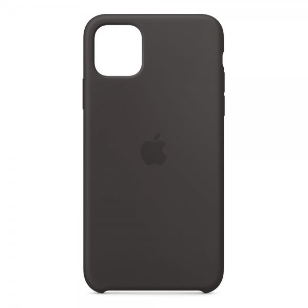 Apple Original iPhone 11 Pro Max Skal Silicone Case Svart
