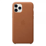 Apple Original iPhone 11 Pro Skal Leather Case Saddle Brown