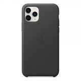Apple Original iPhone 11 Pro Skal Leather Case Svart