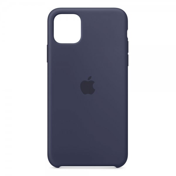 Apple Original iPhone 11 Pro Max Skal Silicone Case Midnight Blue