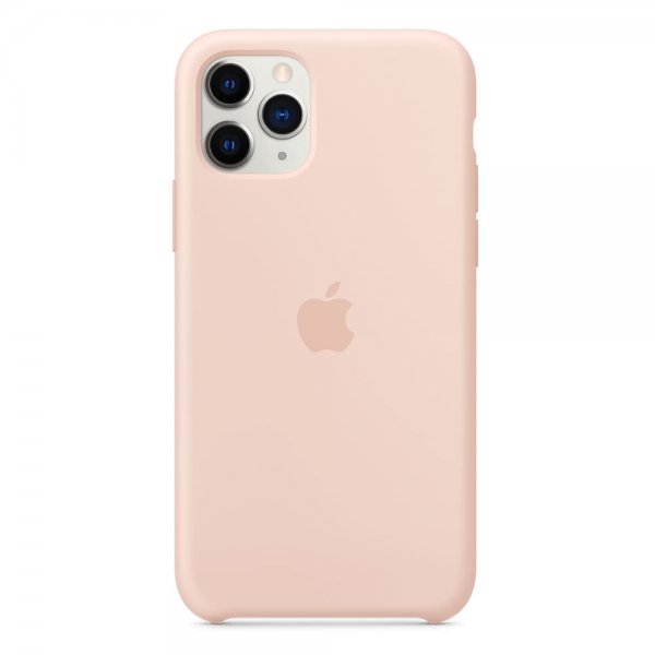 Apple Original iPhone 11 Pro Skal Silicone Case Pink Sand