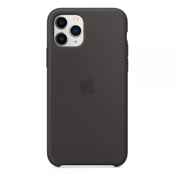 Apple Original iPhone 11 Pro Skal Silicone Case Svart