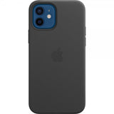 Apple Original iPhone 12/iPhone 12 Pro Skal Leather Case MagSafe Svart