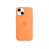 Apple Original iPhone 13 Mini Skal Silicone Case MagSafe Höstgul
