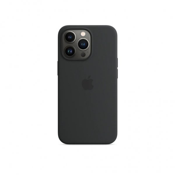 Apple Original iPhone 13 Pro Skal Silicone Case MagSafe Midnatt