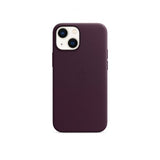 Apple Original iPhone 13 Skal Leather Case MagSafe Körsbär